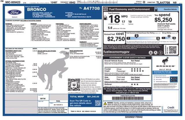 New 2026 Ford Bronco Big Bend w/ Black Diamond Package image 26