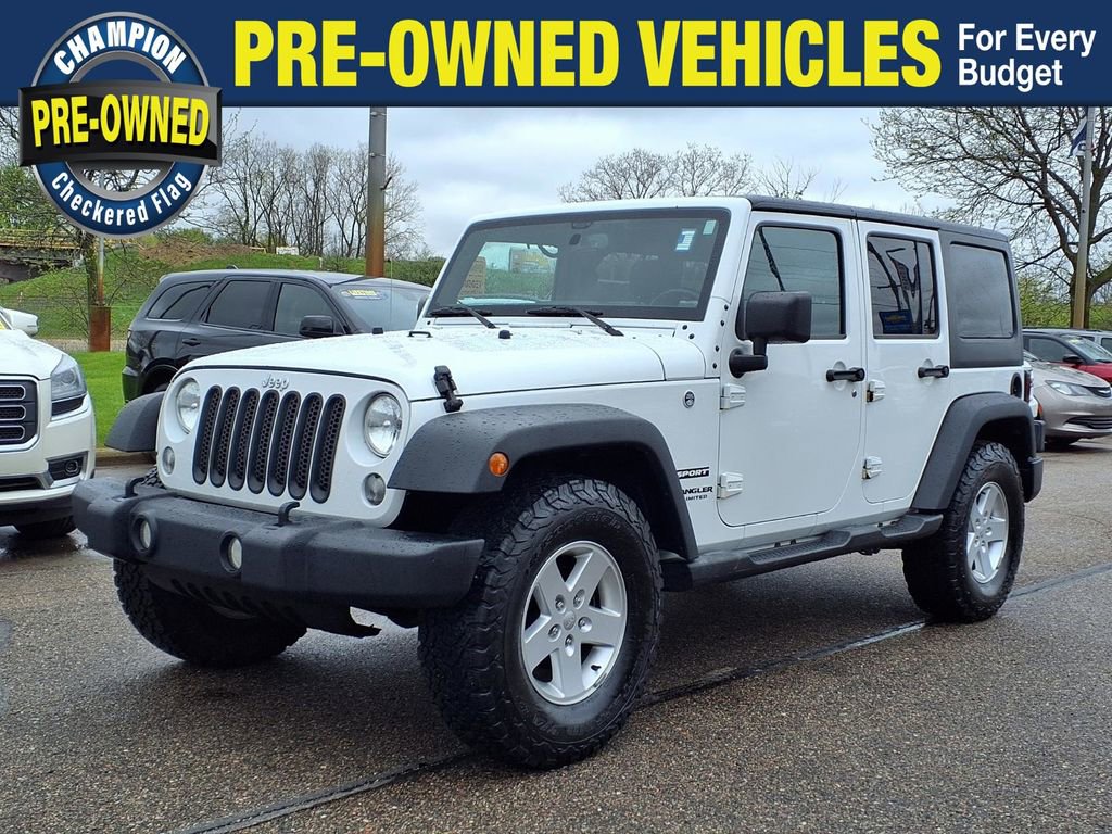 Used 2017 Jeep Wrangler Unlimited Sport w/ Quick Order Package 24S AWD/4WD image 1