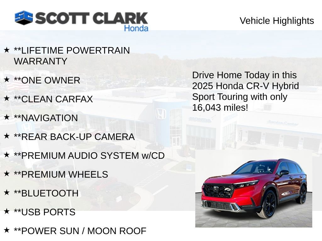 Used 2025 Honda CR-V Sport Touring image 11