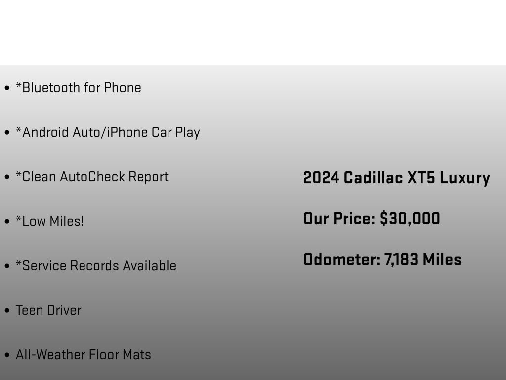 Used 2024 Cadillac XT5 Luxury image 12