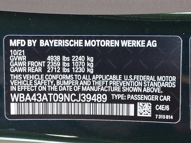 Certified 2022 BMW 430i xDrive Convertible w/ Premium Package image 16