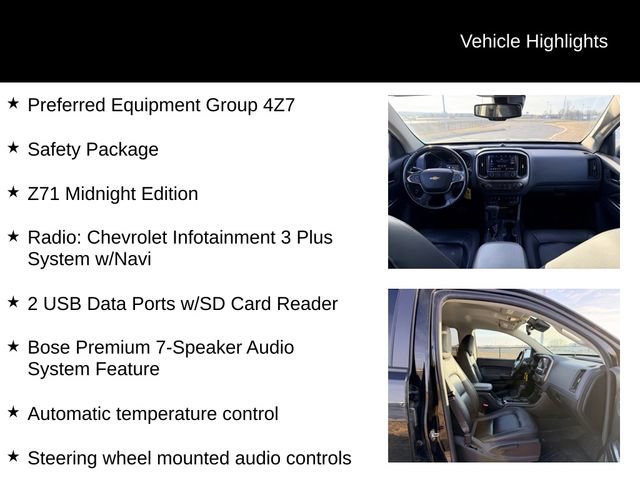Used 2021 Chevrolet Colorado Z71 w/ Z71 Midnight Edition image 12