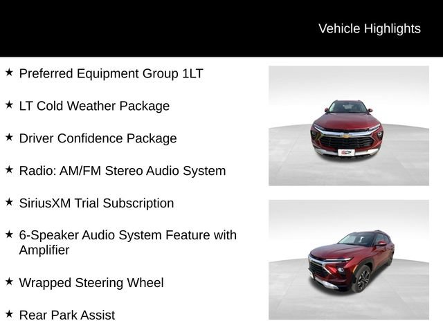 Certified 2025 Chevrolet TrailBlazer LT w/ LT Cold Weather Package AWD/4WD image 13