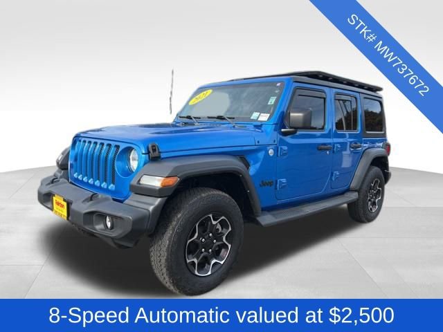 Used 2021 Jeep Wrangler Unlimited Sport image 3