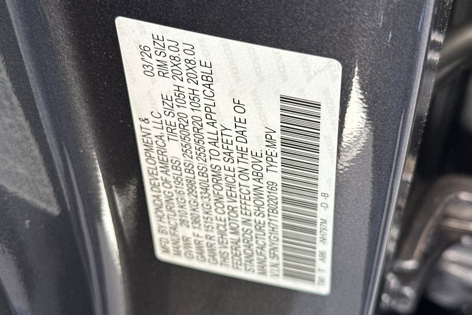 New 2026 Honda Pilot Touring image 36