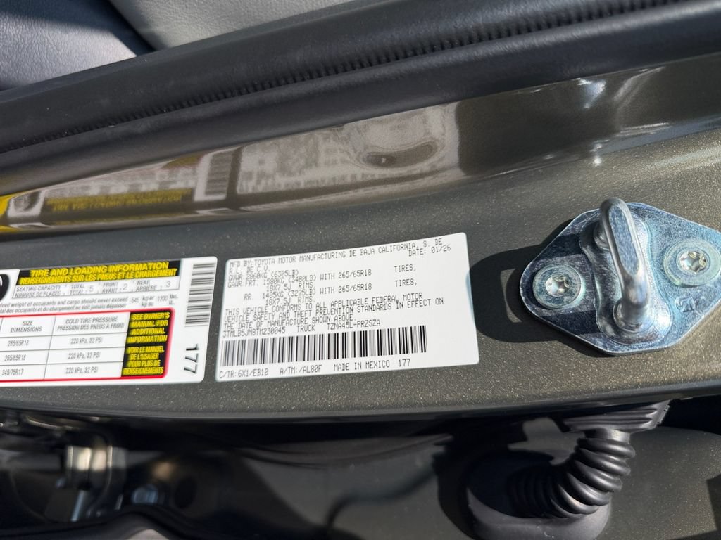 Certified 2026 Toyota Tacoma Limited AWD/4WD image 30