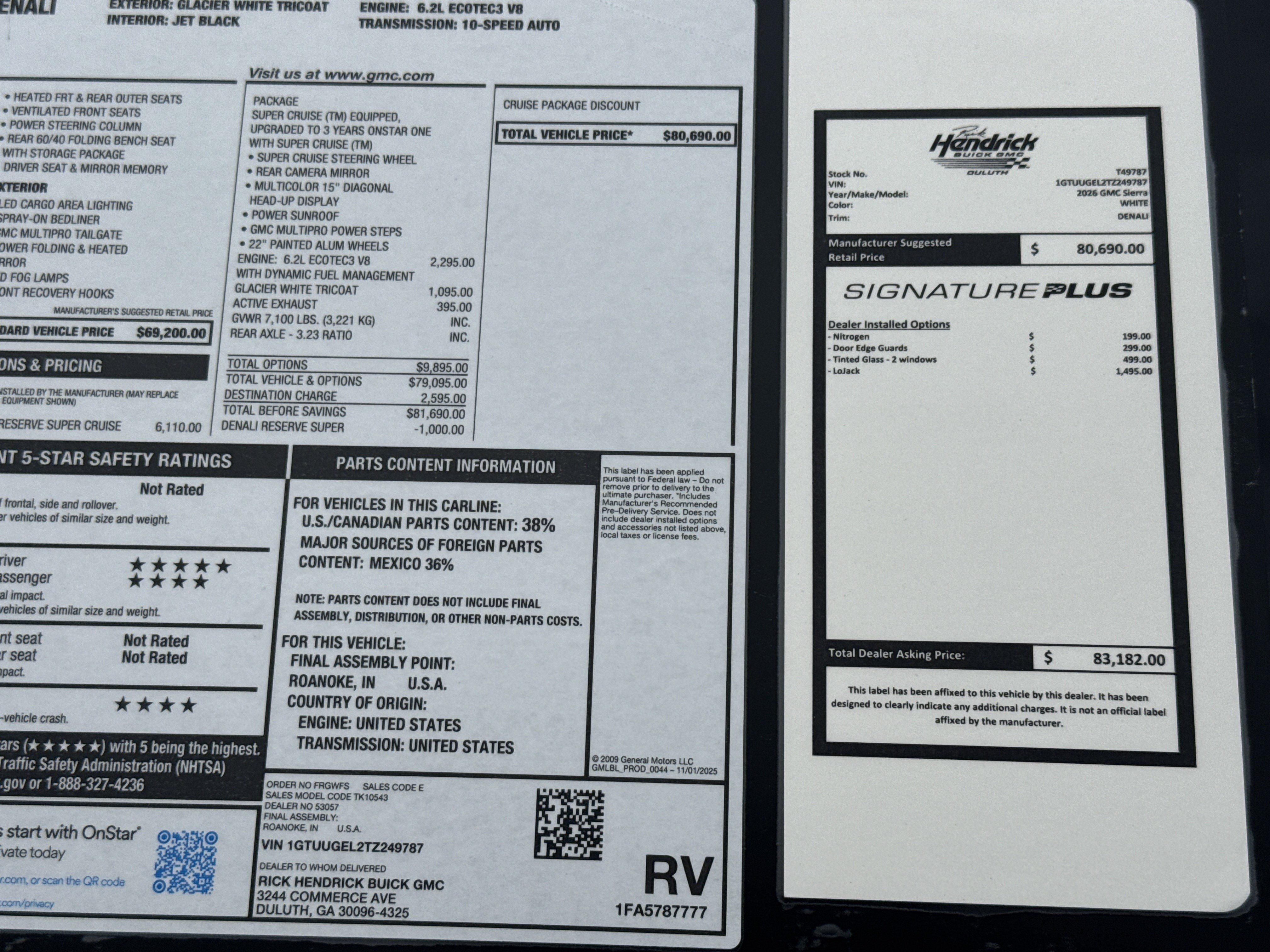 New 2026 GMC Sierra 1500 Denali AWD/4WD image 37