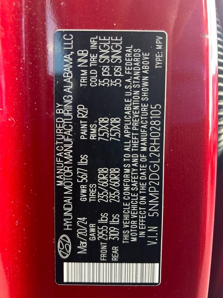 Used 2024 Hyundai Santa Fe SEL AWD/4WD image 45