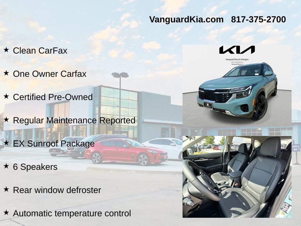 Certified 2026 Kia Seltos EX w/ EX Sunroof Package FWD image 6