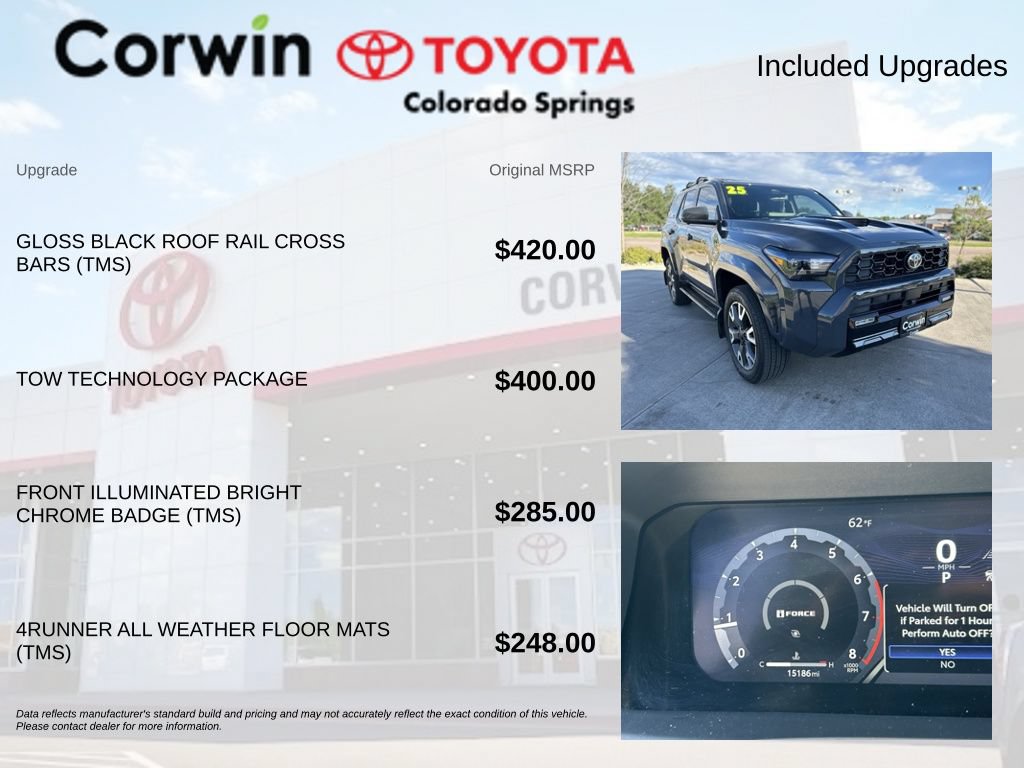 Used 2025 Toyota 4Runner TRD Sport Premium w/ Tow Technology Package AWD/4WD image 4