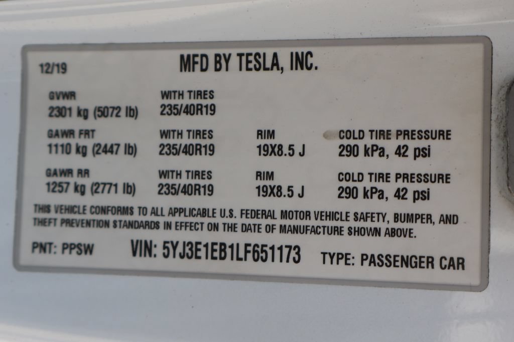 Used 2020 Tesla Model 3 Long Range AWD/4WD image 46