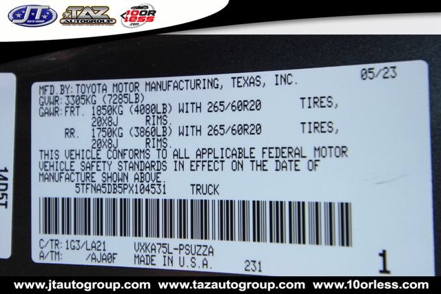 Used 2023 Toyota Tundra Platinum AWD/4WD image 27