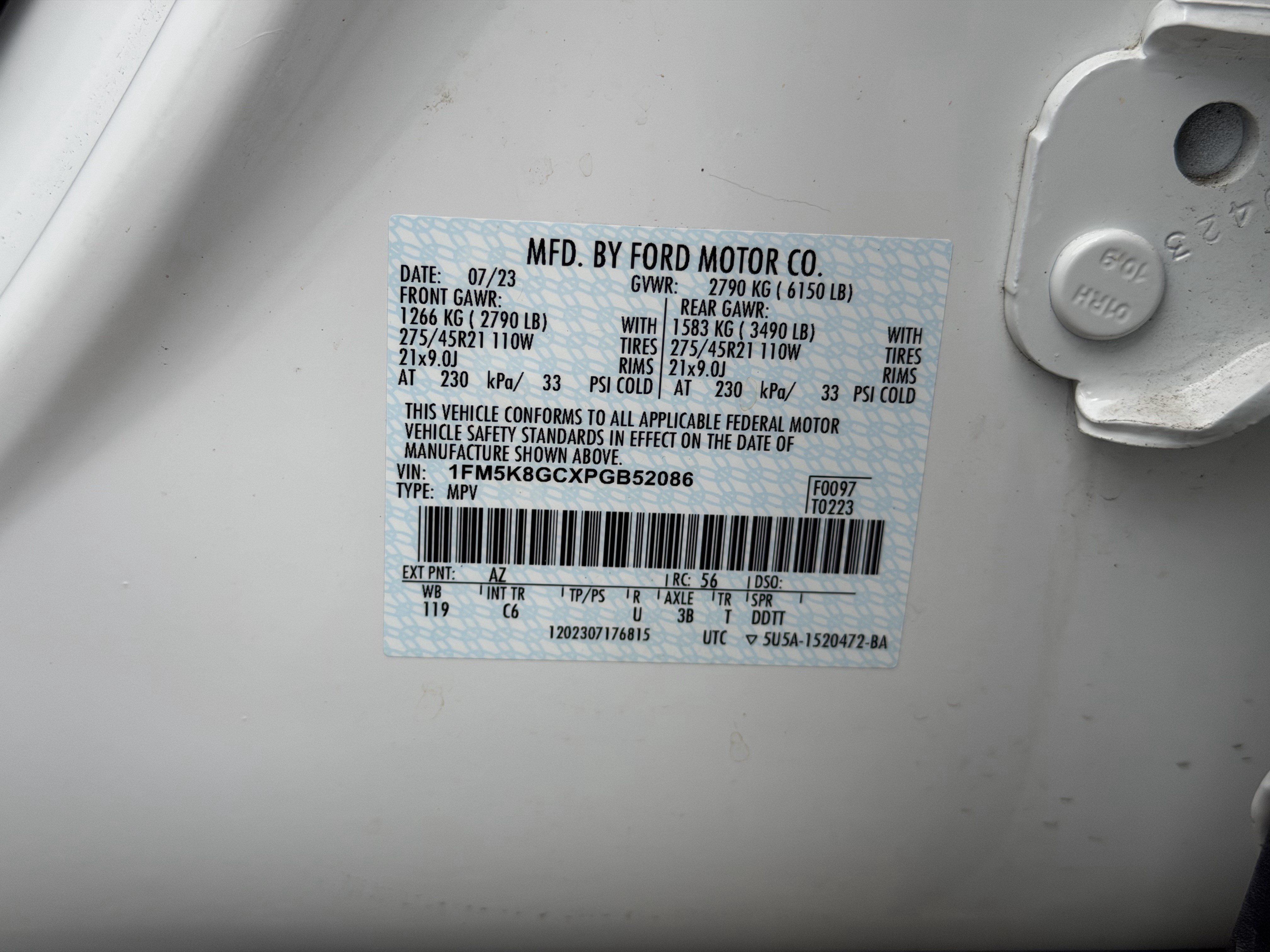 Used 2023 Ford Explorer ST w/ Equipment Group 401A AWD/4WD image 35