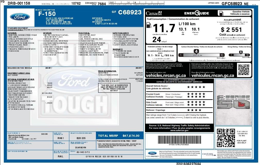 Used 2016 Ford F150 XLT w/ XTR Package image 4