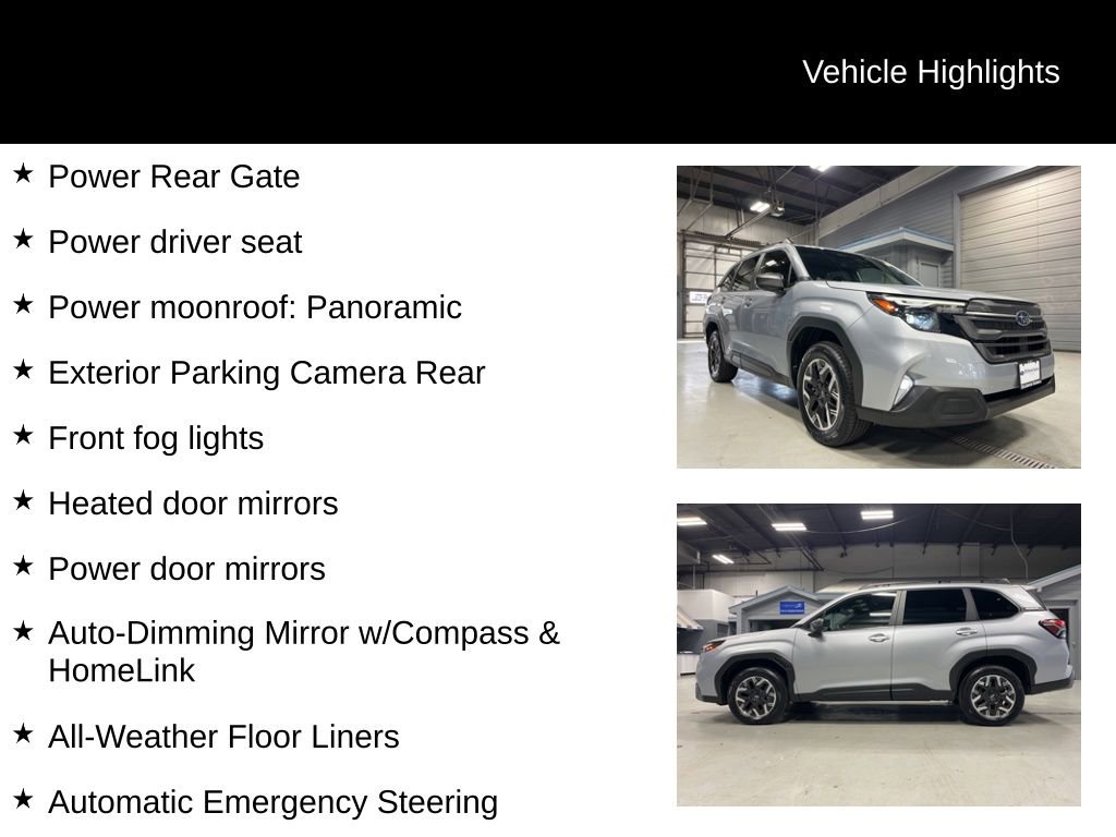 Certified 2025 Subaru Forester Premium w/ Convenience Package #1 image 9