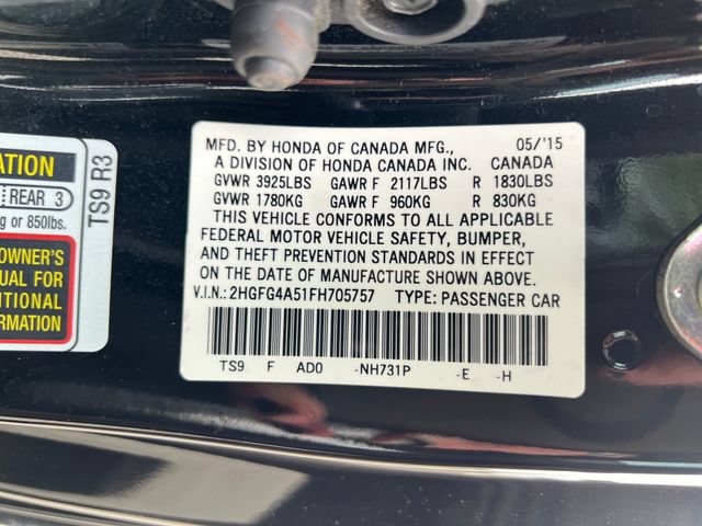 Used 2015 Honda Civic Si image 17