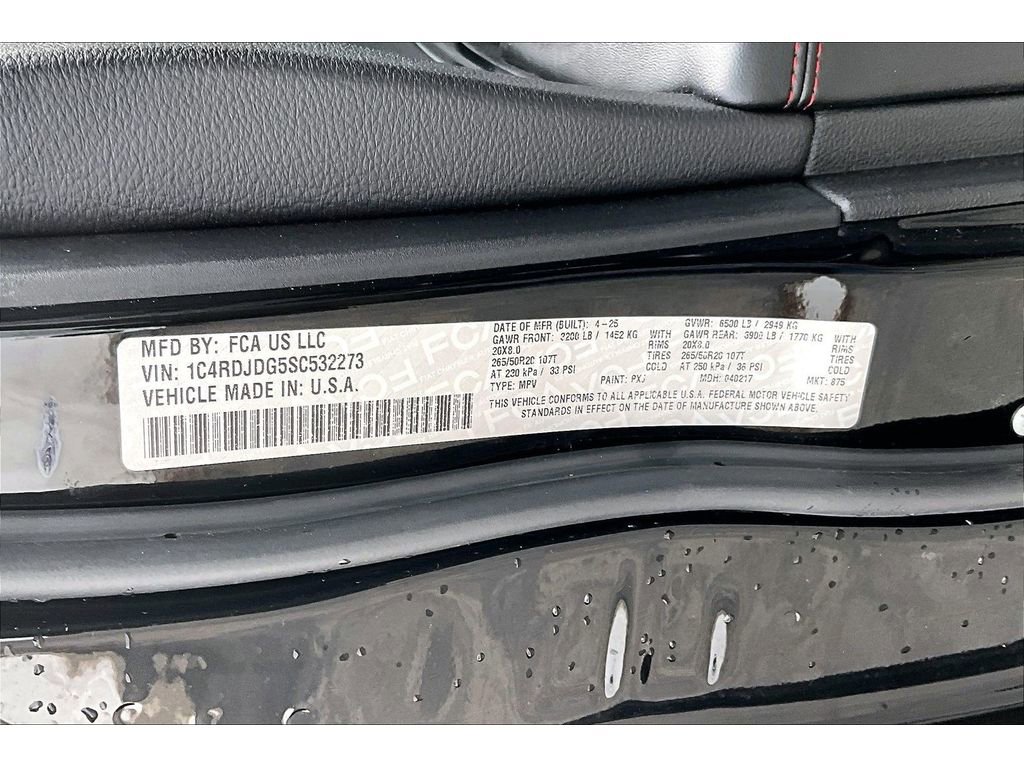 Certified 2025 Dodge Durango GT image 34