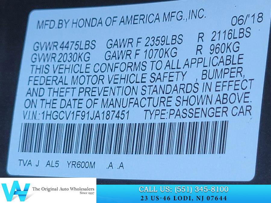 Used 2018 Honda Accord Touring image 24