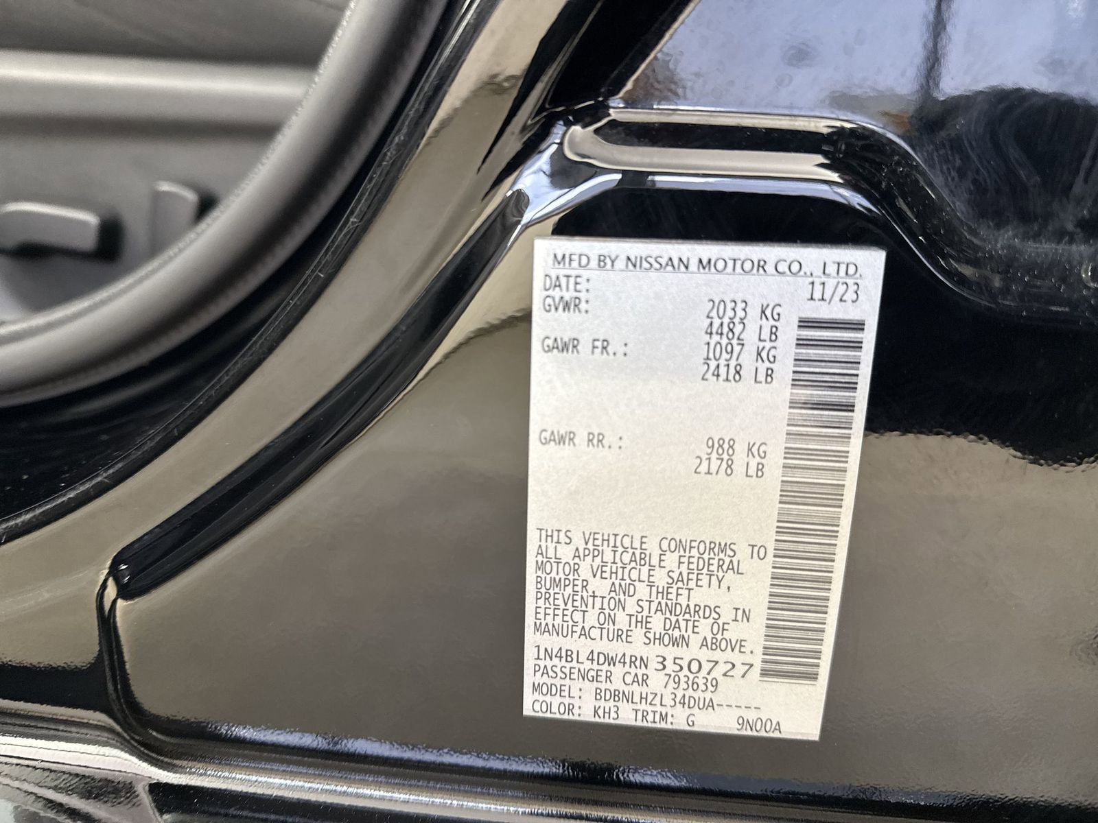 Certified 2024 Nissan Altima 2.5 SV image 37