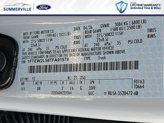 New 2026 Ford F150 STX w/ F-150 LOBO Package AWD/4WD image 33