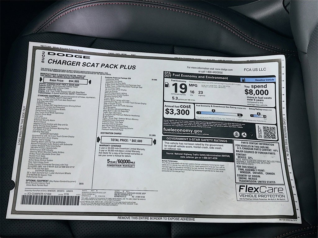 New 2026 Dodge Charger Daytona Scat Pack image 21