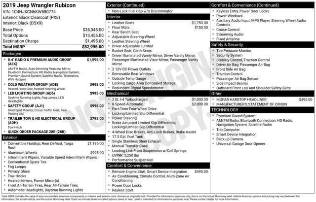 Used 2019 Jeep Wrangler Rubicon image 33