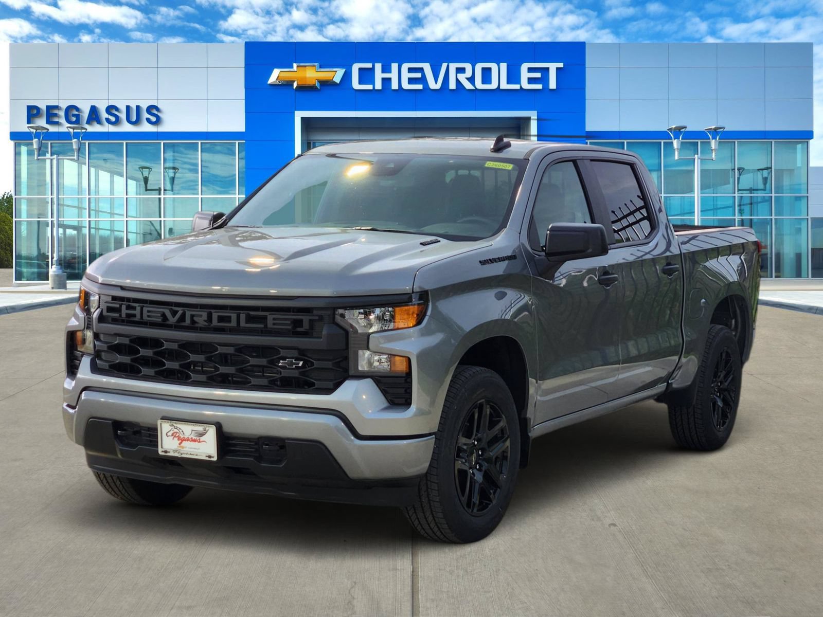 New 2026 Chevrolet Silverado 1500 Custom w/ LPO, Dark Essentials Package RWD image 2
