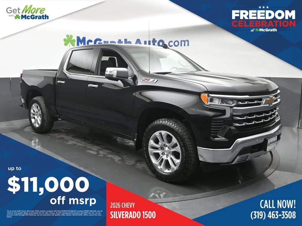New 2026 Chevrolet Silverado 1500 LTZ w/ Z71 Off-Road Package AWD/4WD image 1
