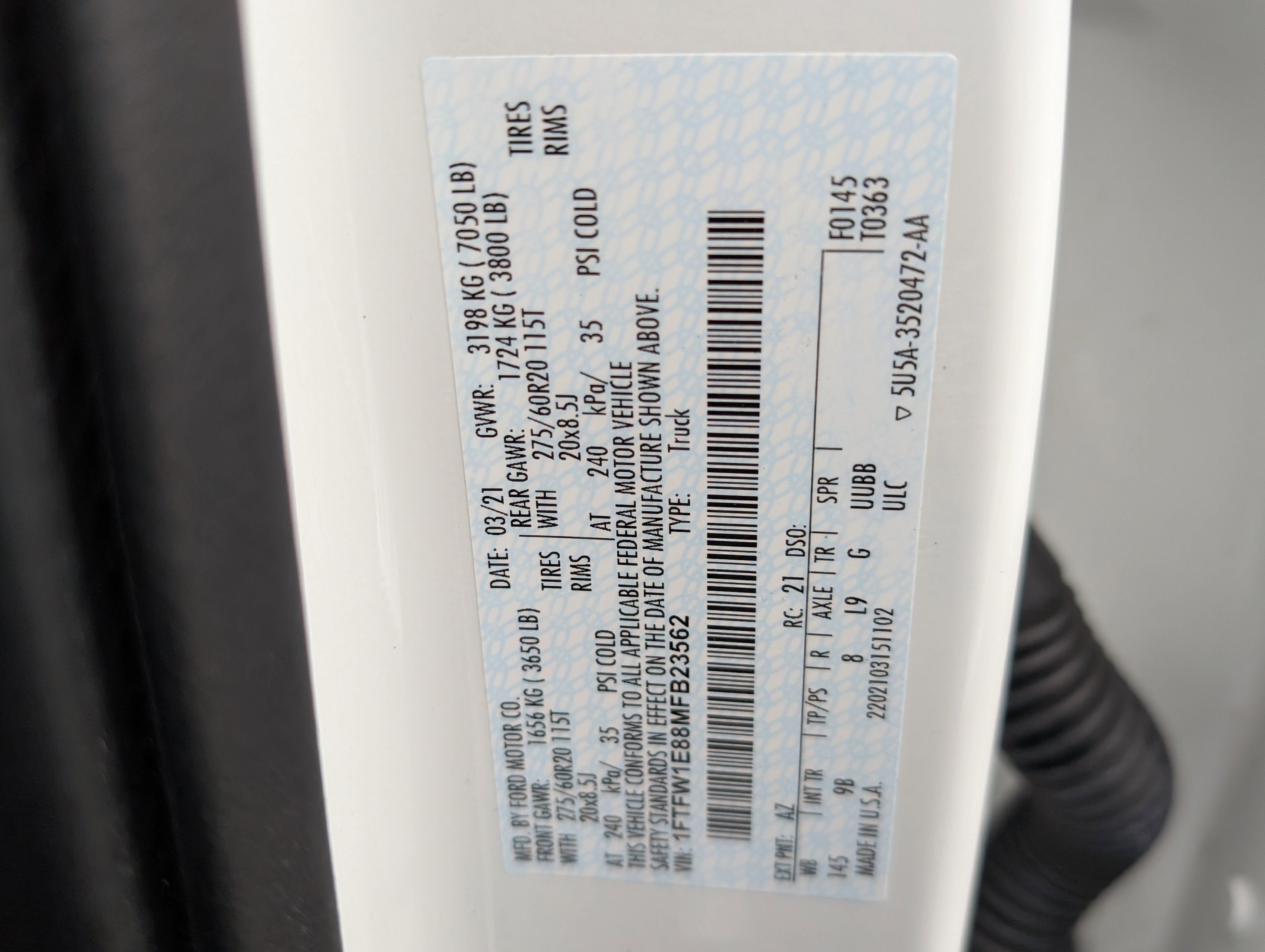 Used 2021 Ford F150 Platinum w/ Equipment Group 701A High image 38