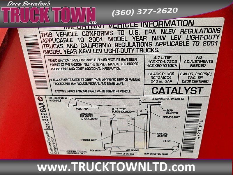Used 2001 Dodge Dakota SLT RWD image 11