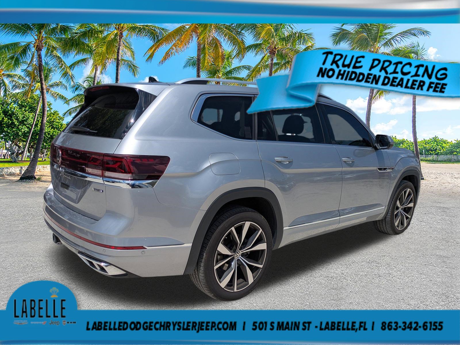 Used 2025 Volkswagen Atlas SEL Premium R-Line AWD/4WD image 4