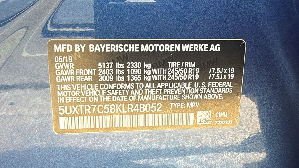 Used 2019 BMW X3 sDrive30i w/ Driving Assistance Package image 35