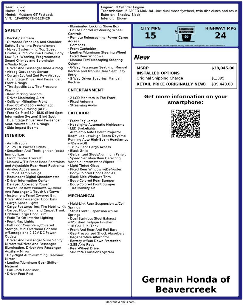 Used 2022 Ford Mustang GT image 29