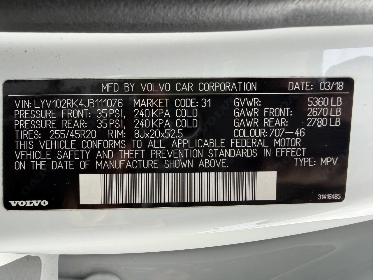 Used 2018 Volvo XC60 T5 Momentum w/ Convenience Package AWD/4WD image 36