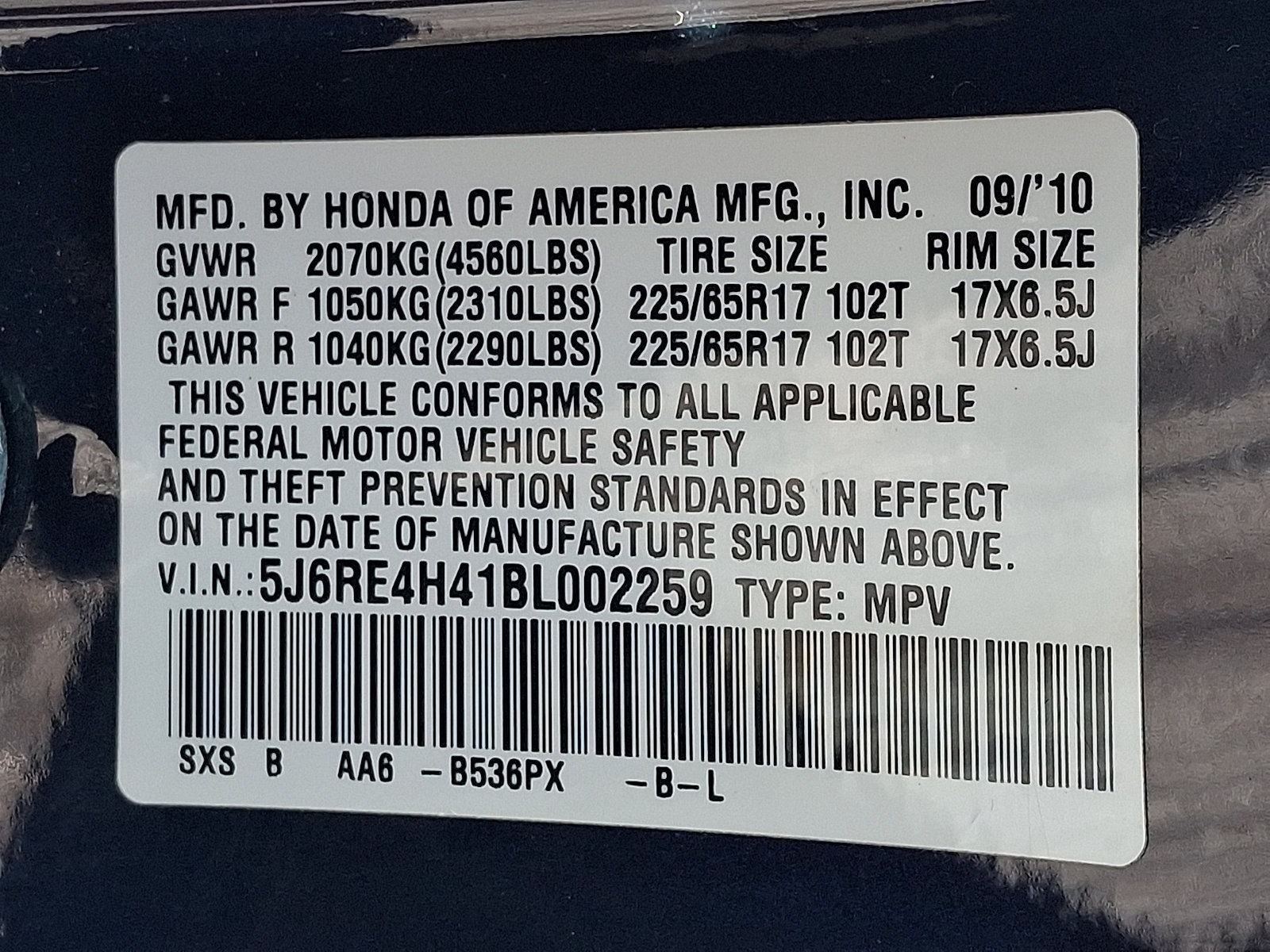 Used 2011 Honda CR-V SE image 25