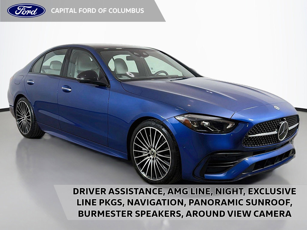 Used 2024 Mercedes-Benz C 300 4MATIC Sedan w/ AMG Line w/ Night Package 360° Tour