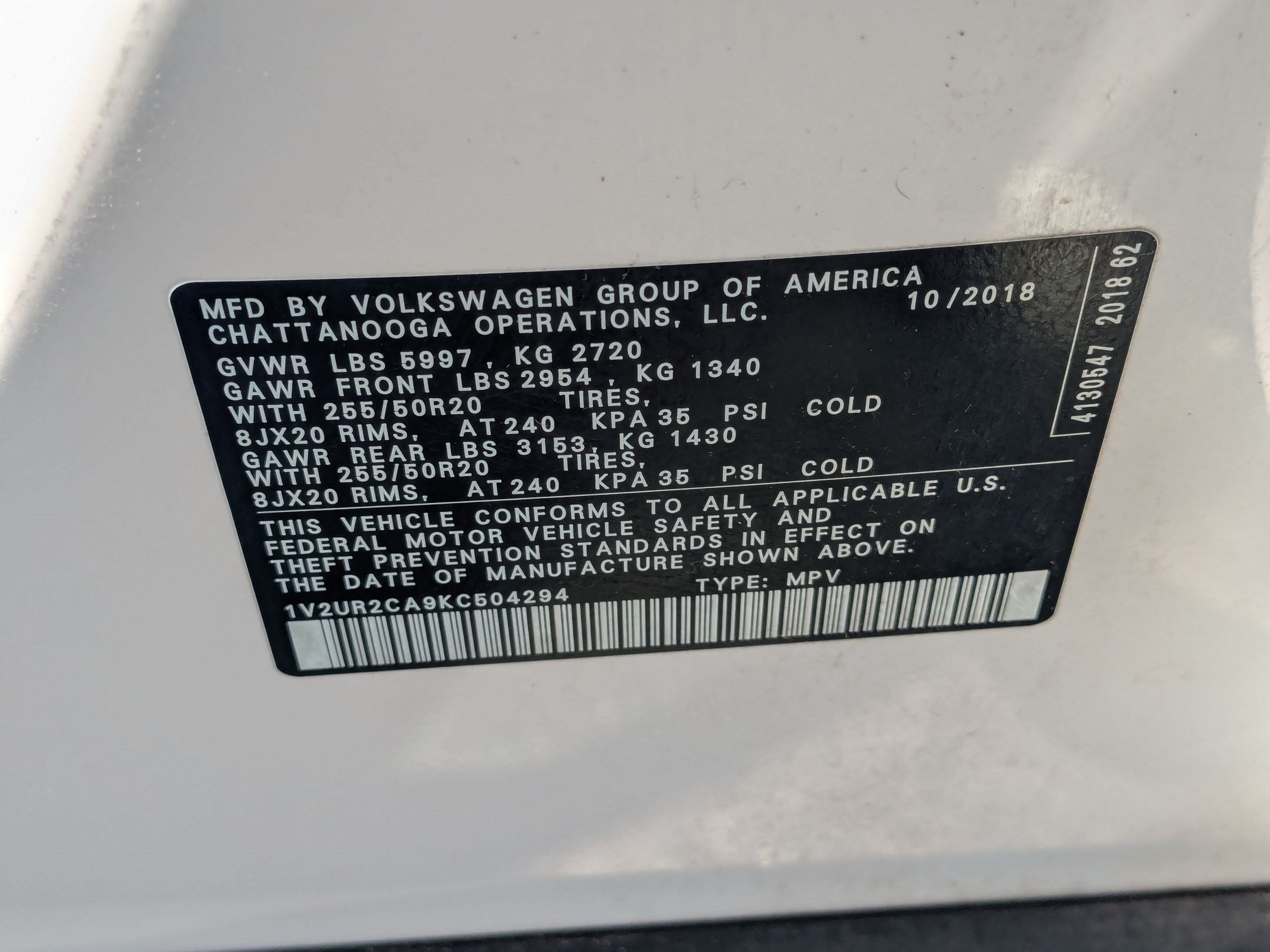 Used 2019 Volkswagen Atlas SE w/ Towing Package AWD/4WD image 35