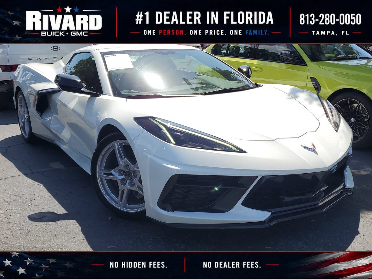 Used 2023 Chevrolet Corvette Stingray Convertible w/ Chrome Exterior Badge Package