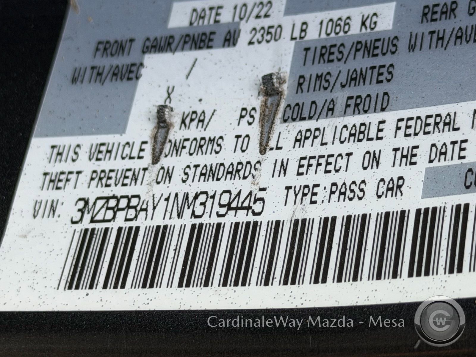 Used 2022 MAZDA MAZDA3 s AWD/4WD image 13