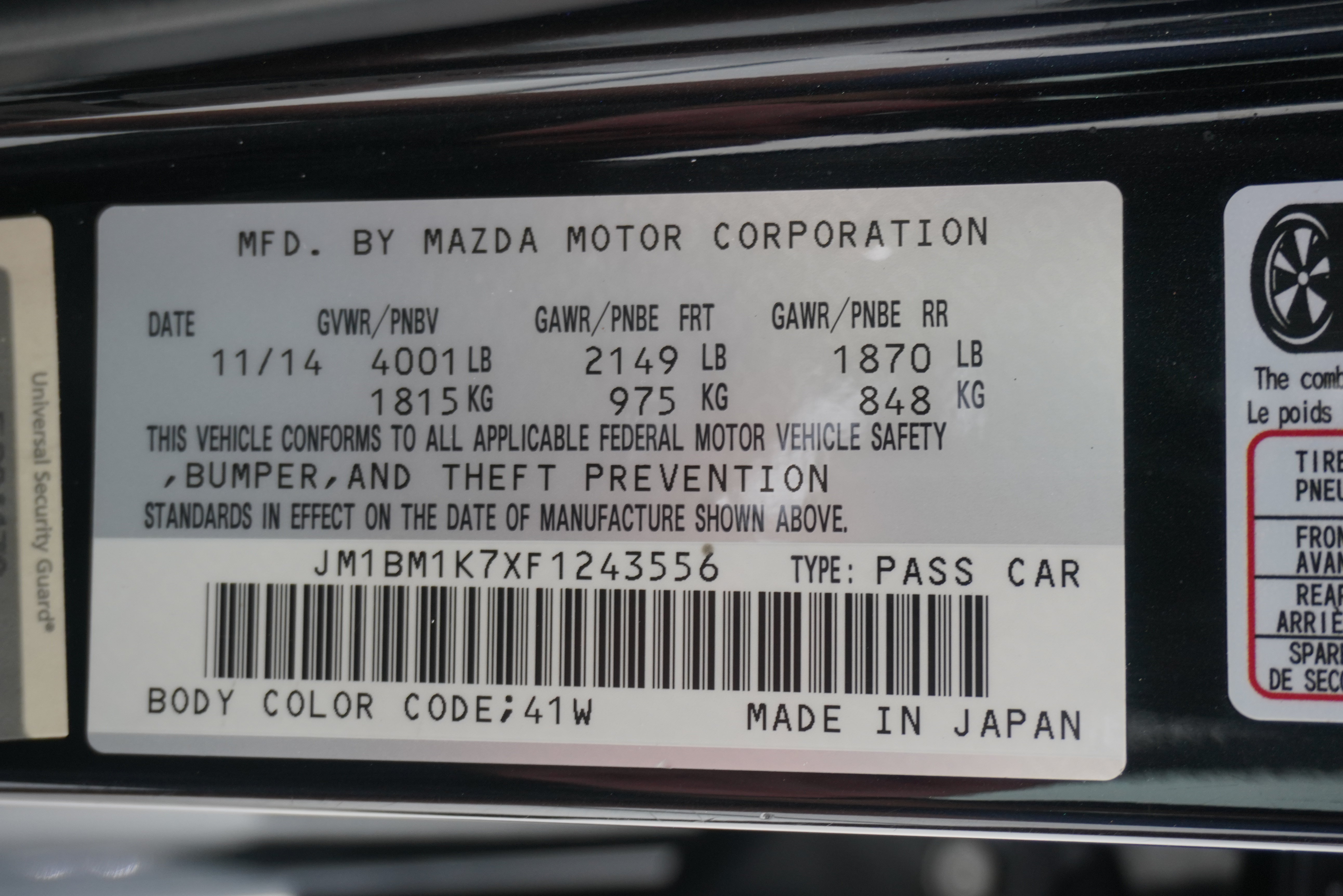 Used 2015 MAZDA MAZDA3 i Sport FWD image 24