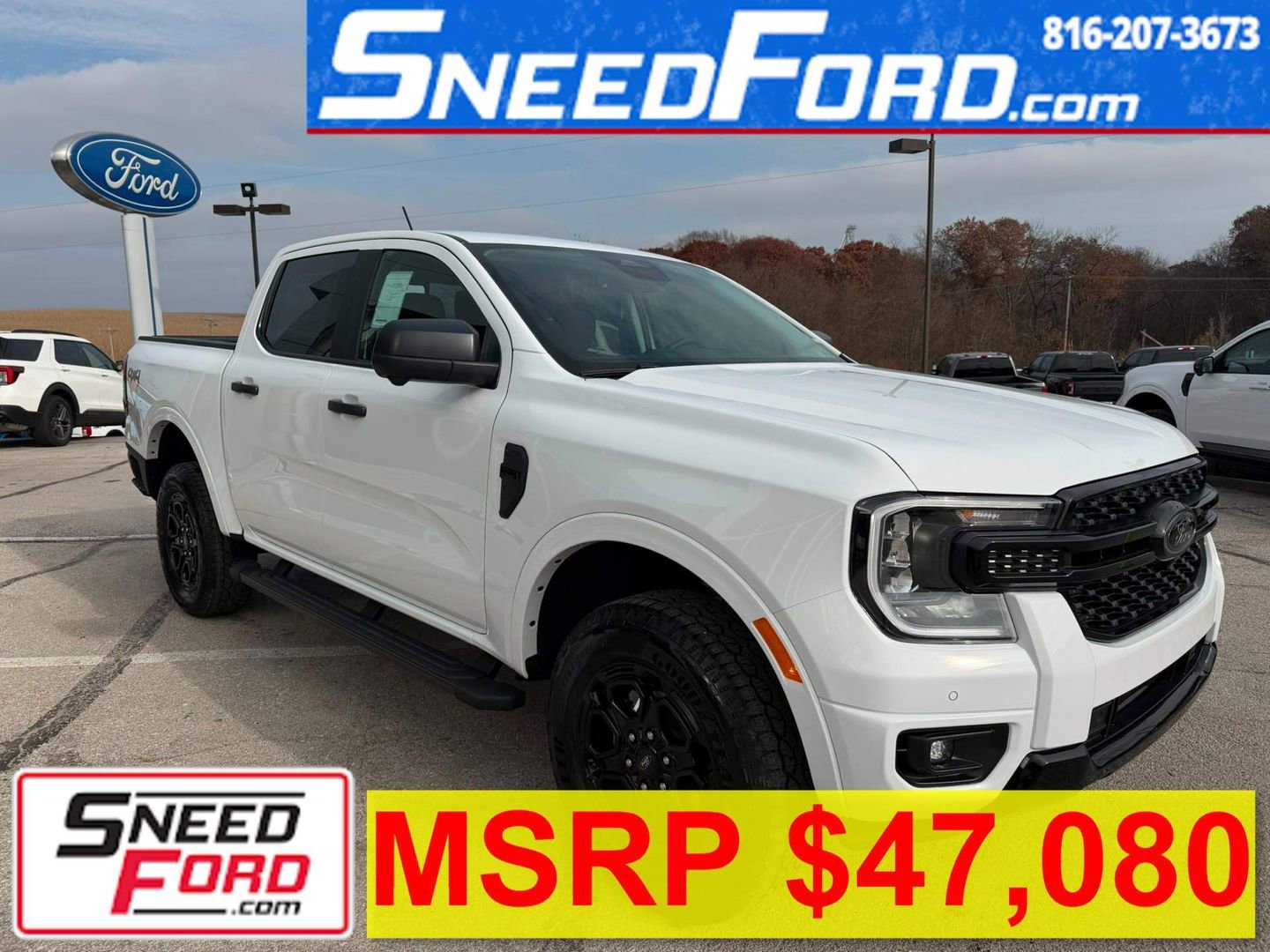 New 2025 Ford Ranger XLT w/ Equipment Group 301A High