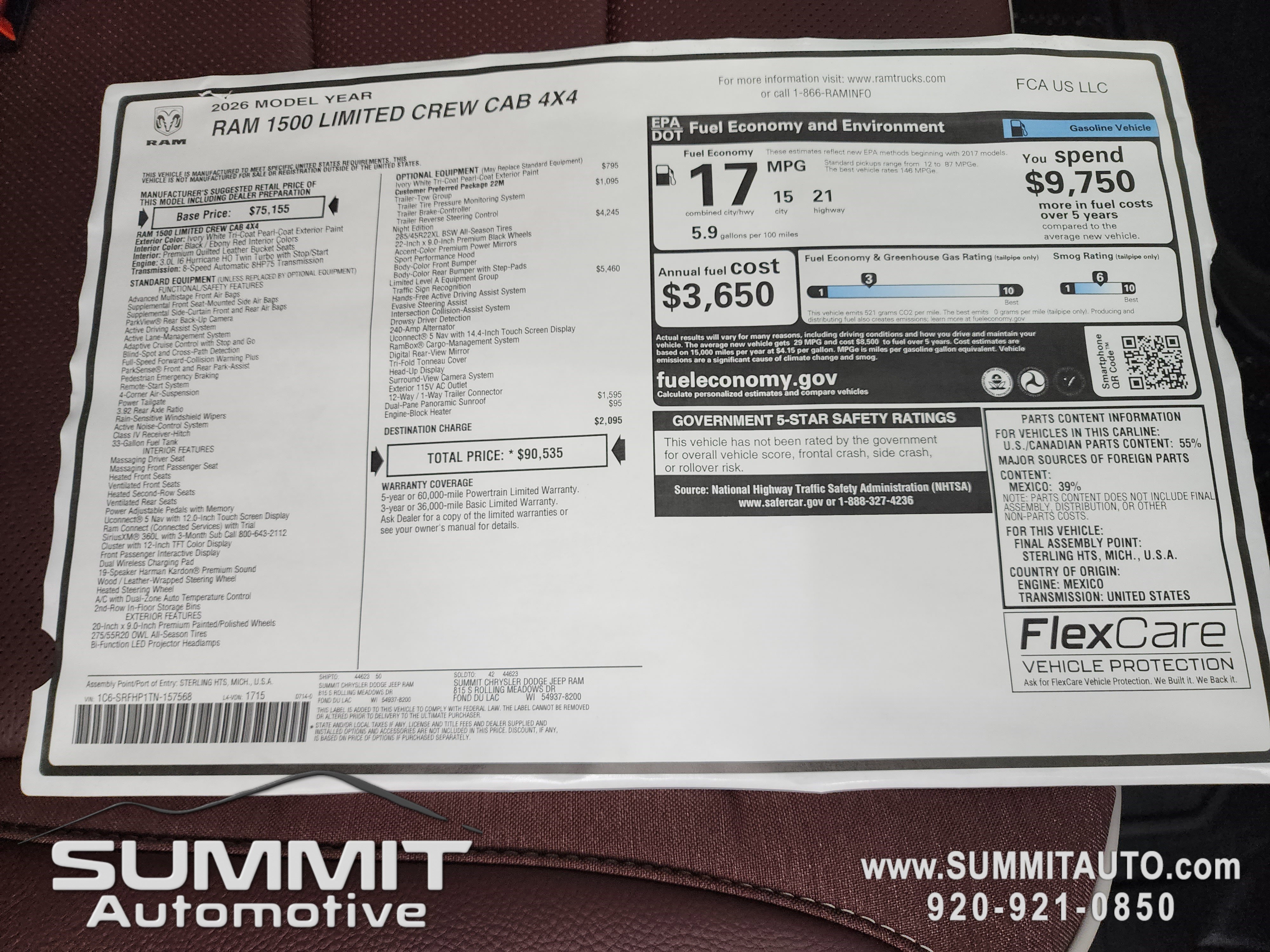 New 2026 RAM 1500 Limited image 30