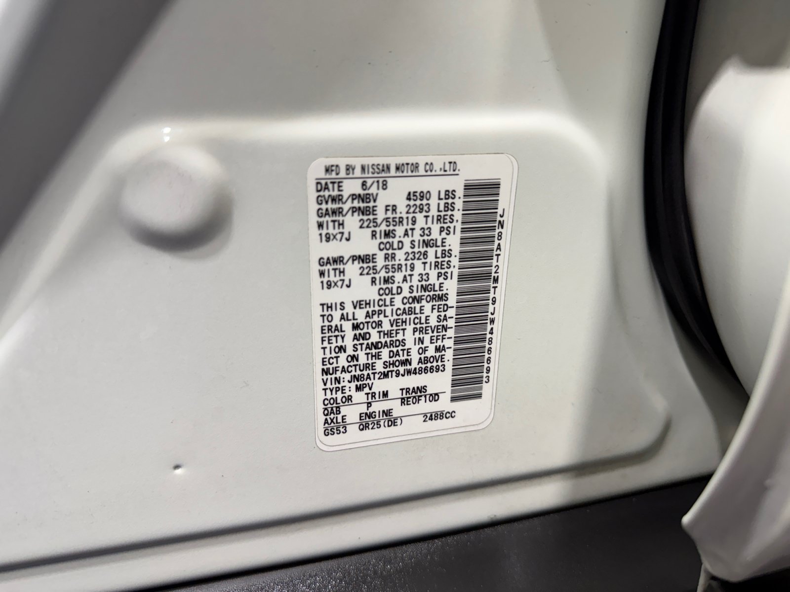 Used 2018 Nissan Rogue SL w/ Premium Package FWD image 34