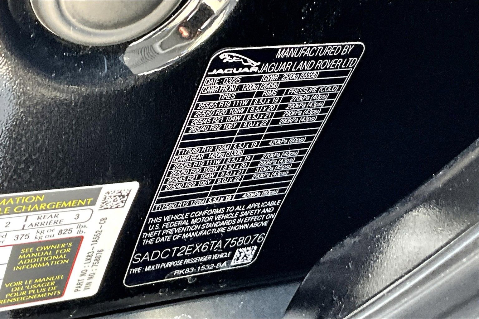 New 2026 Jaguar F-PACE R-Dynamic S image 13