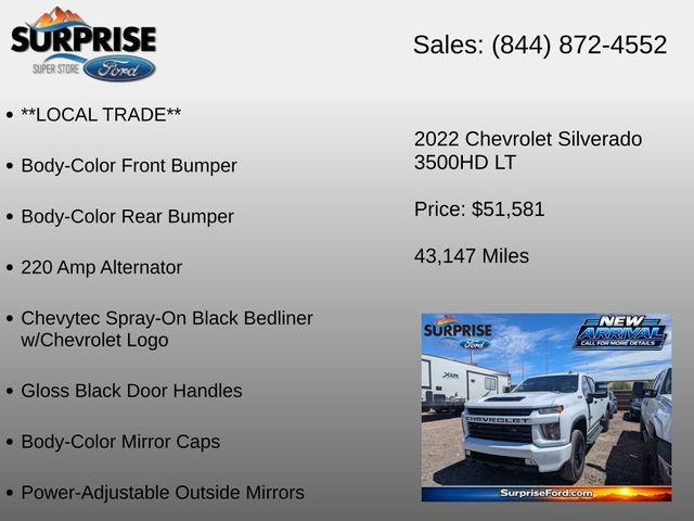 Used 2022 Chevrolet Silverado 3500 LT w/ All Star Edition AWD/4WD image 19
