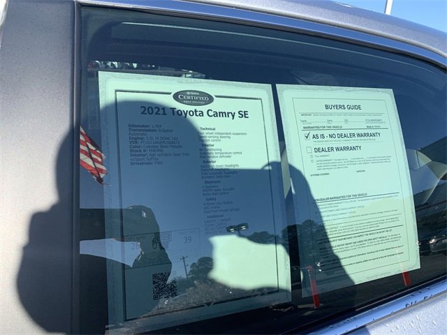 Used 2021 Toyota Camry SE image 35