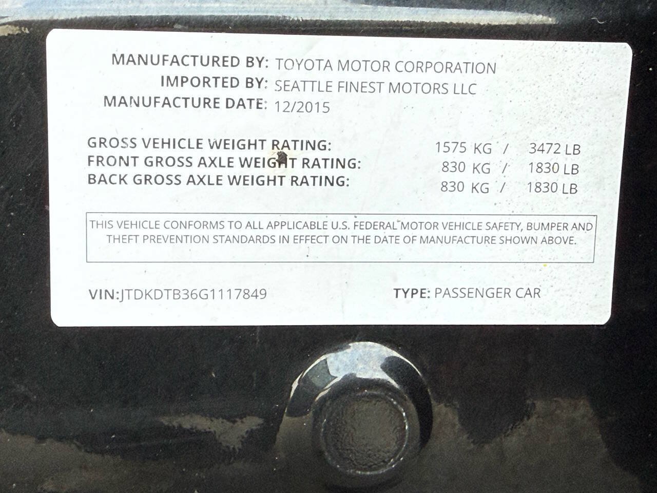 Used 2016 Toyota Prius C Four FWD image 36