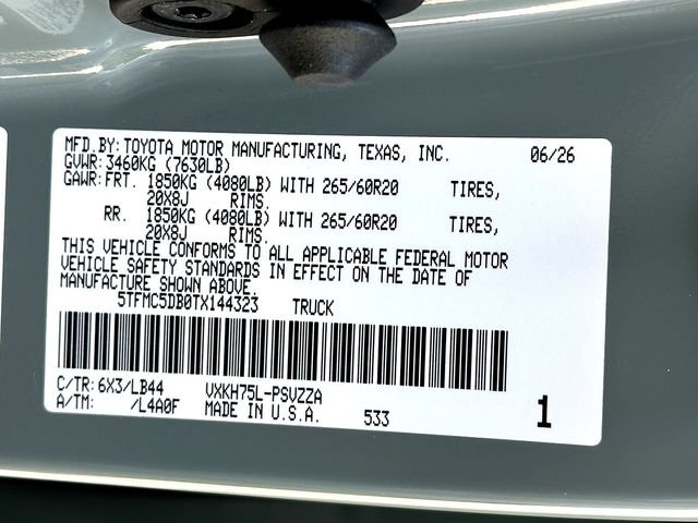 New 2026 Toyota Tundra 1794 Edition AWD/4WD image 25
