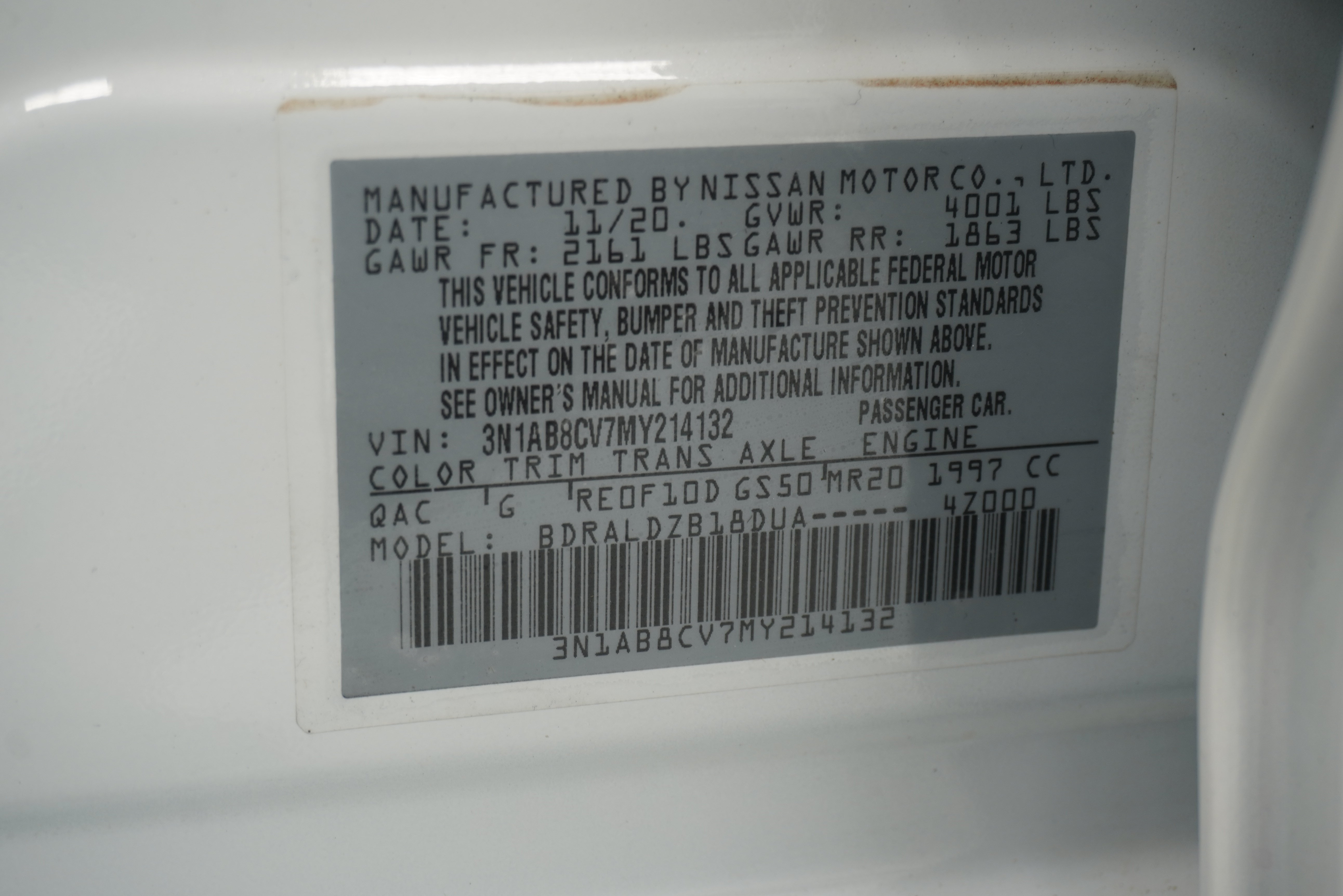 Used 2021 Nissan Sentra SV w/ Trunk Package FWD image 26