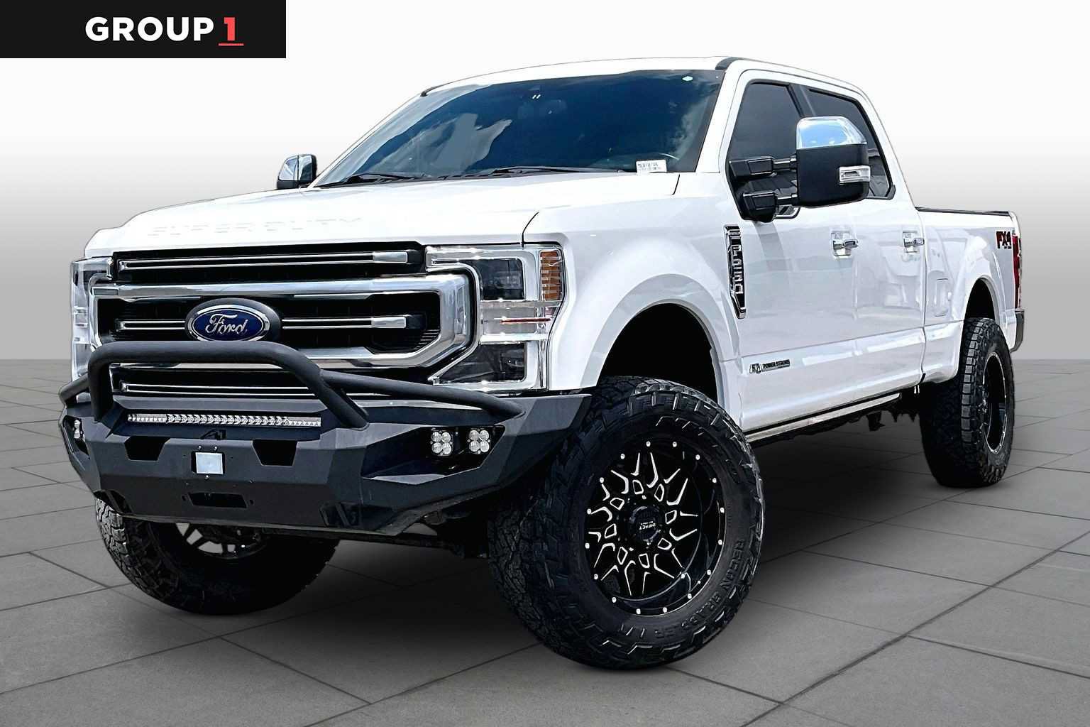 Used 2021 Ford F250 Platinum w/ FX4 Off-Road Package AWD/4WD image 1